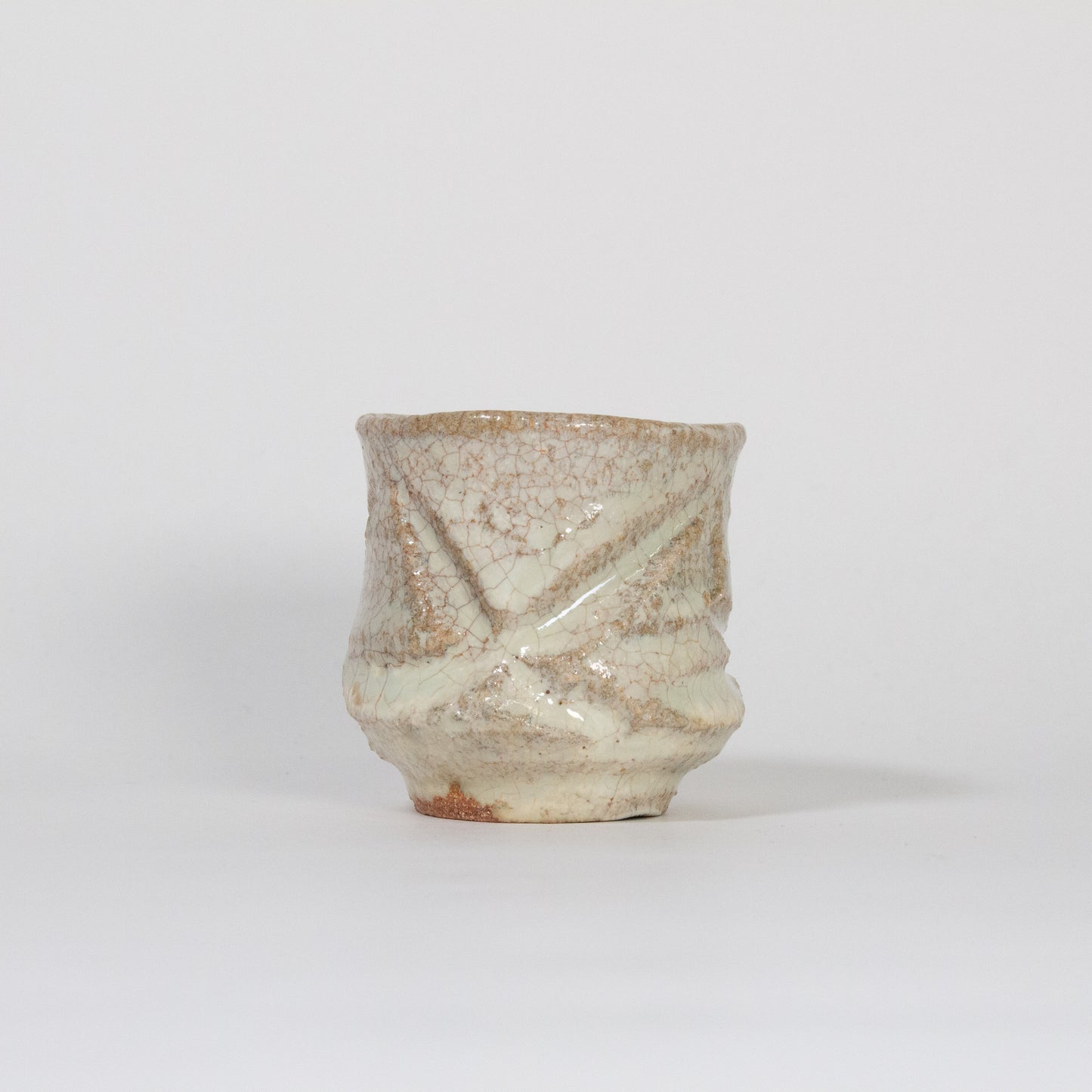 Karatsu ware | Naoki Kojima | Madarahorikaratsu sake cup [one-of-a-kind item]