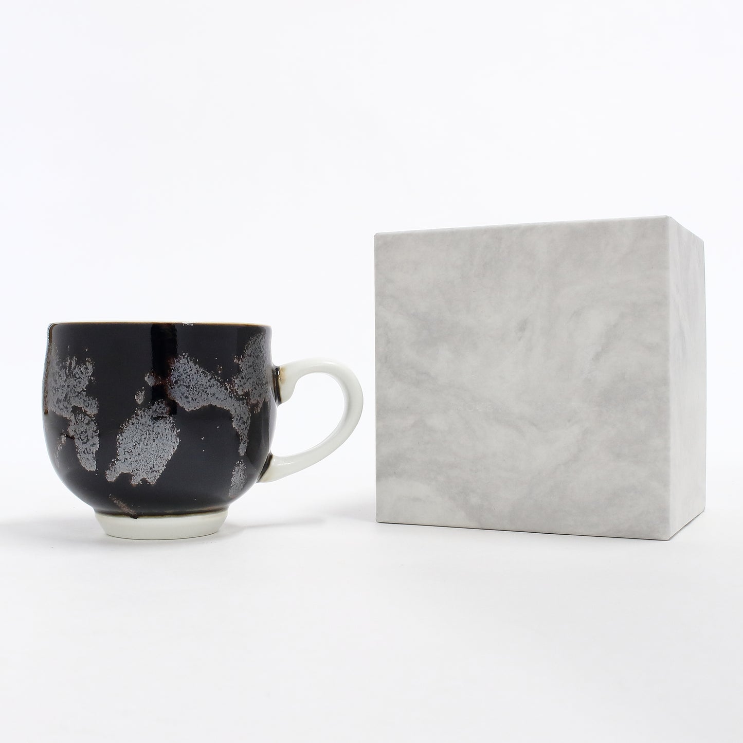 Arita Ware | Yuki Inoue | Tenmoku silver glaze droplet,  Mug [one-of-a-kind item]