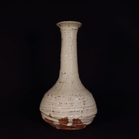 Karatsu ware | Naoki Kojima | Madara Karatsu , crane neck flower vase [one-of-a-kind item]