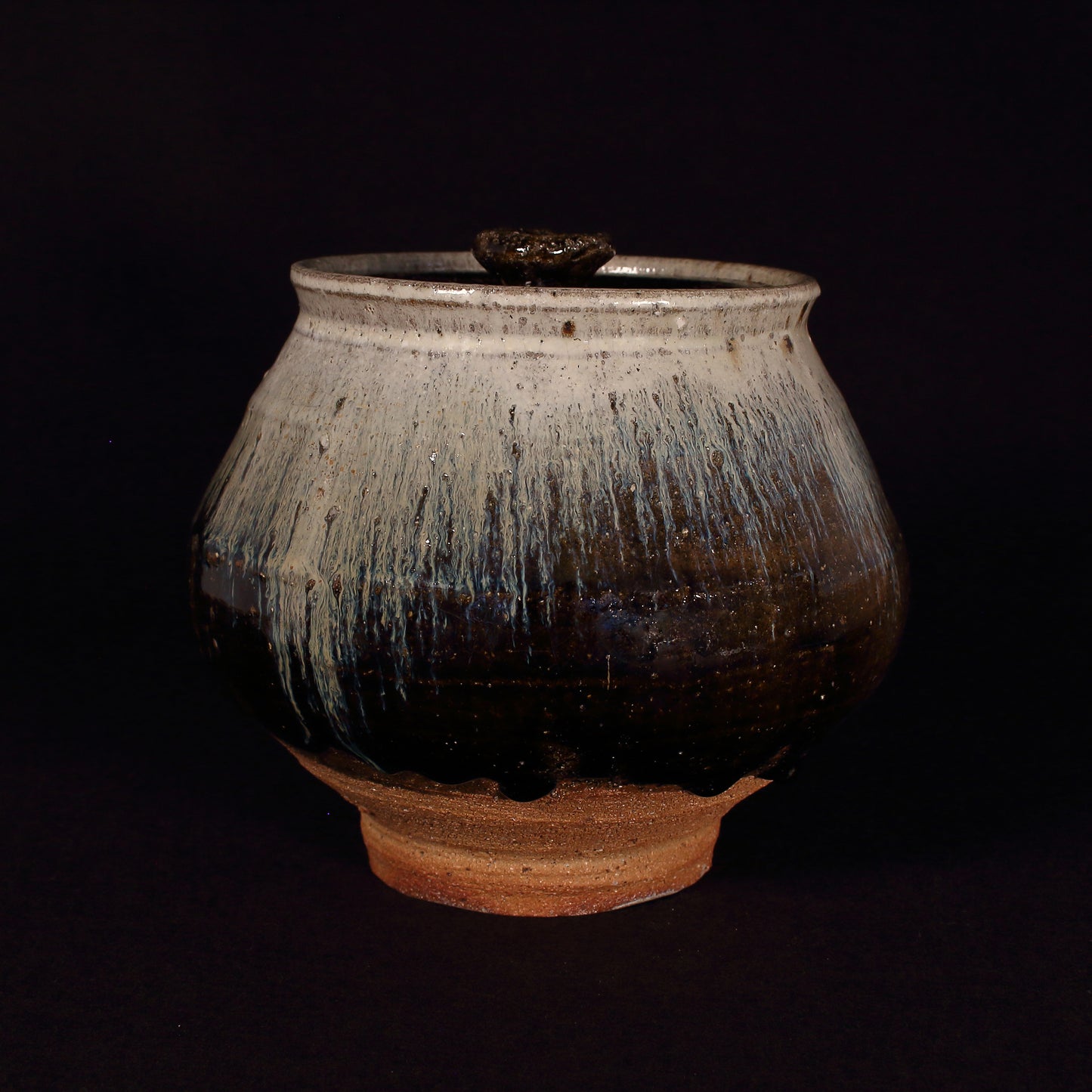 Karatsu ware | Naoki Kojima | Korean Karatsu , Mizusashi (water jug) [one-of-a-kind item]