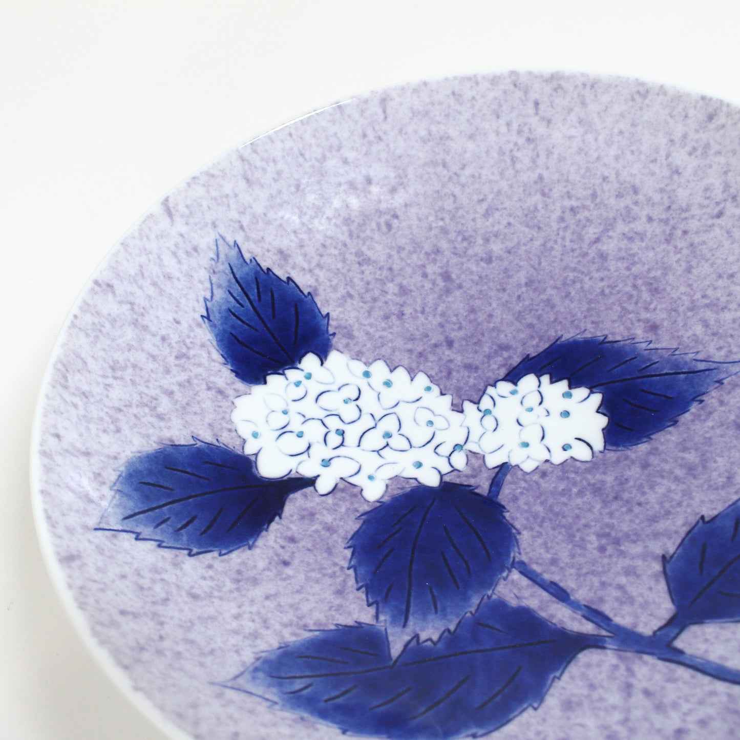 Arita ware | Takuma Tsuji | Line engraved blowing ink medium plate “Rain Scent”