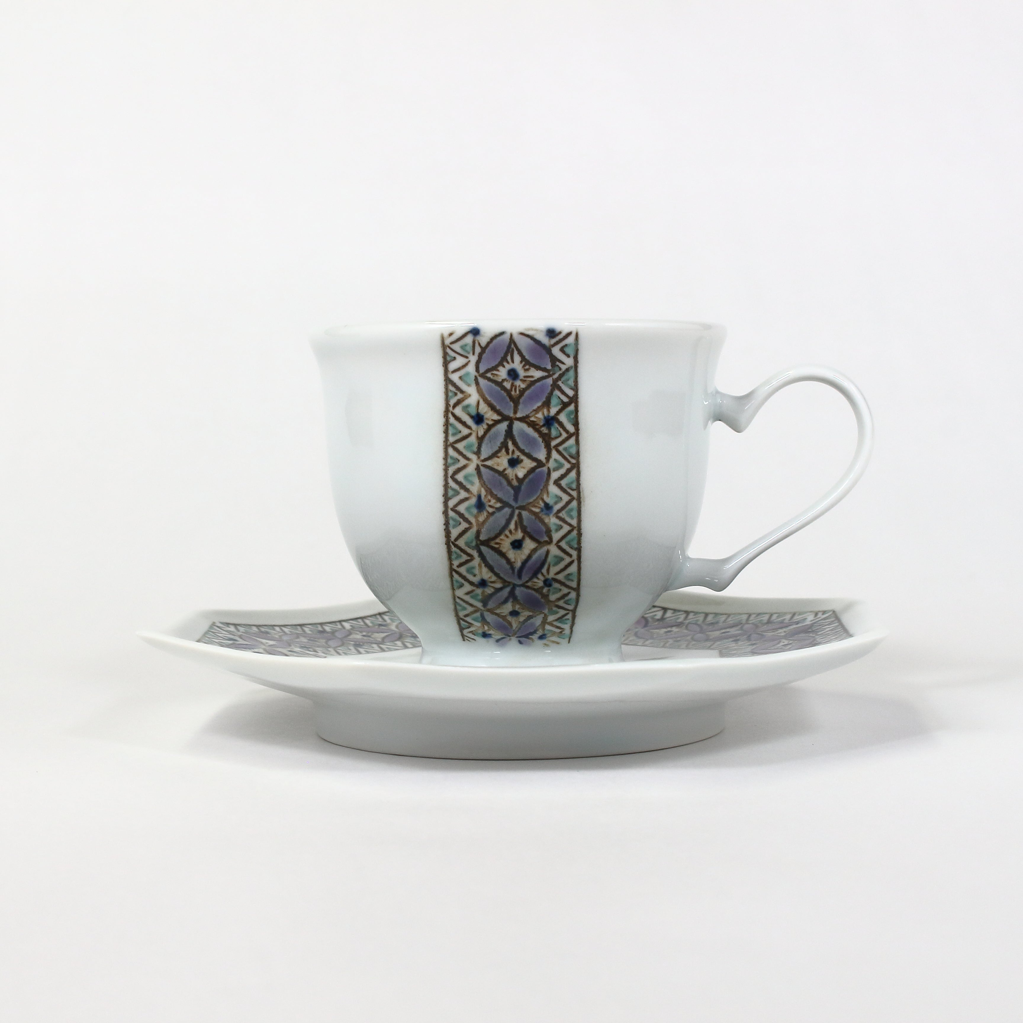 有田焼 辻拓眞「Belted」-cup＆saucer-