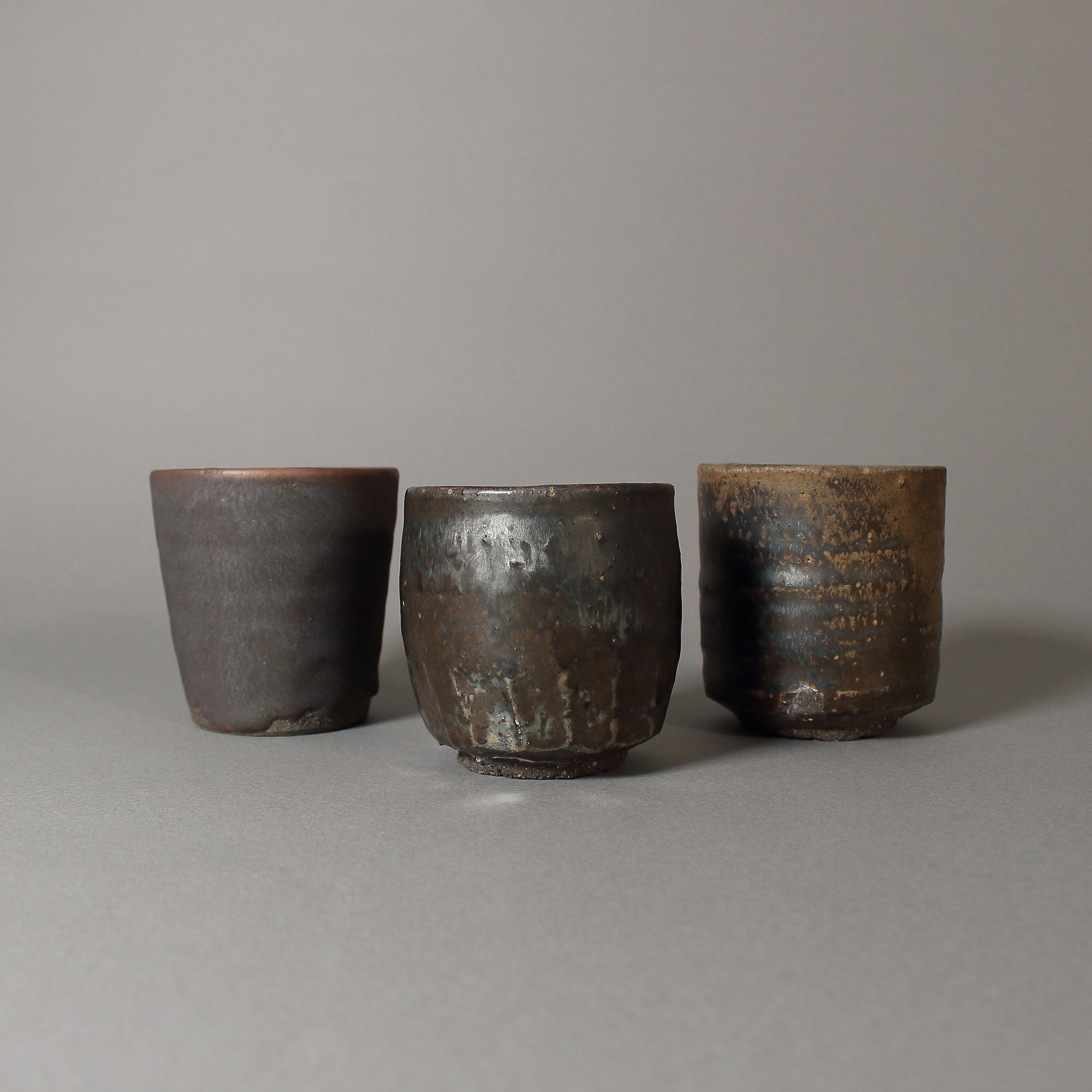 Tamba ware | Masahiko Imanishi | Tamba iron glaze tea cup