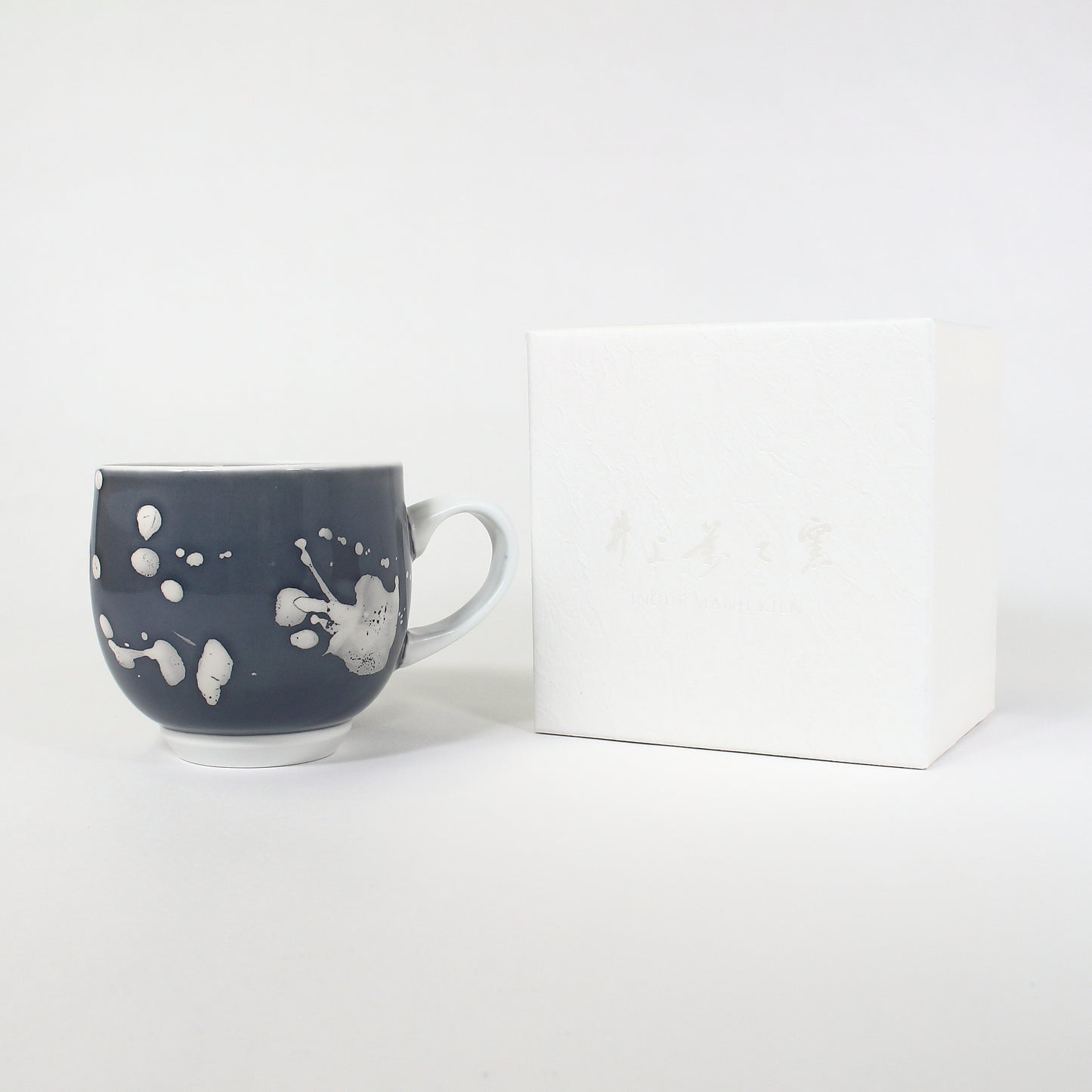 Arita Ware | Yuki Inoue | glaze droplet Mug, SUMIGRAY [one-of-a-kind item]