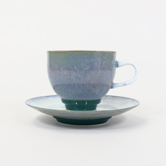 Arita Ware | Yuki Inoue | Crystal glaze, coffee Bowl, GRAY×GREEN