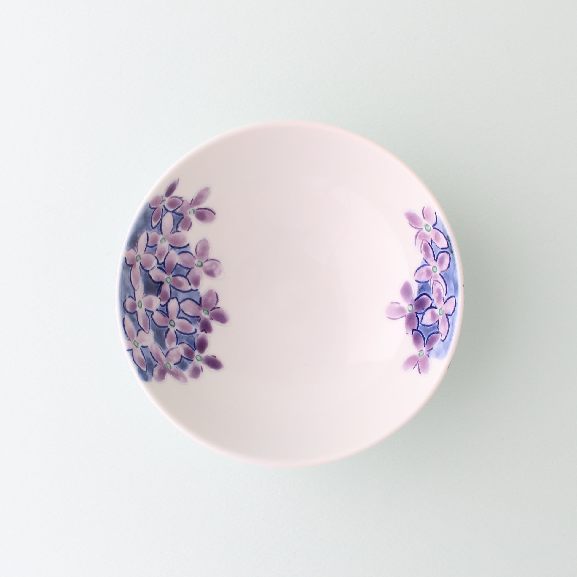 有田焼,聡窯,辻拓眞,線刻,皿,小鉢,紫陽花,aritaware,aritayaki,dish,plate,sohyoh,tsujitakuma, hydrangea,bluedish,blueplate,purpleplate, purpledish