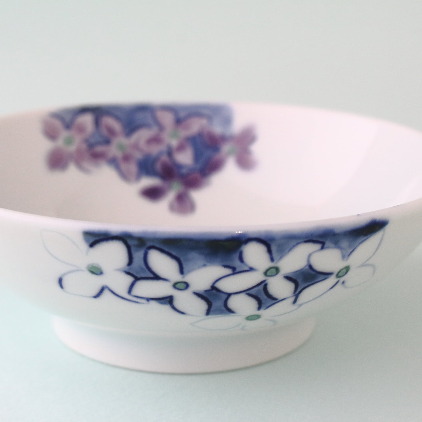 有田焼,聡窯,辻拓眞,線刻,皿,小鉢,紫陽花,aritaware,aritayaki,dish,plate,sohyoh,tsujitakuma, hydrangea,bluedish,blueplate,purpleplate, purpledish