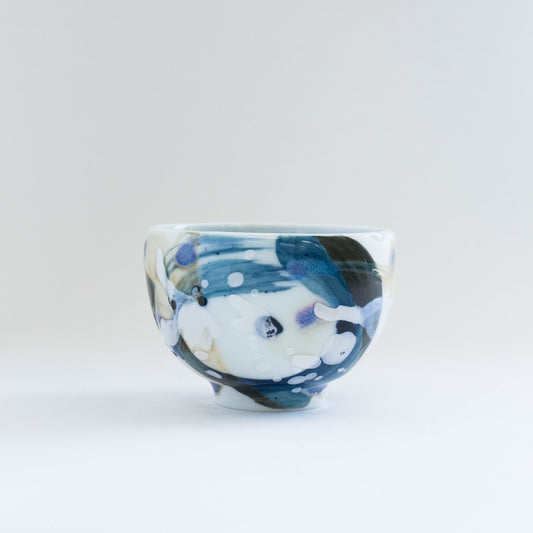 Arita ware | Yuki Inoue | Dyed glaze sake cup [one of a kind] #2