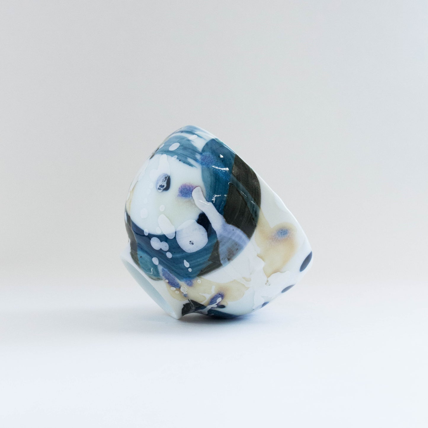 Arita ware | Yuki Inoue | Dyed glaze sake cup [one of a kind] #2